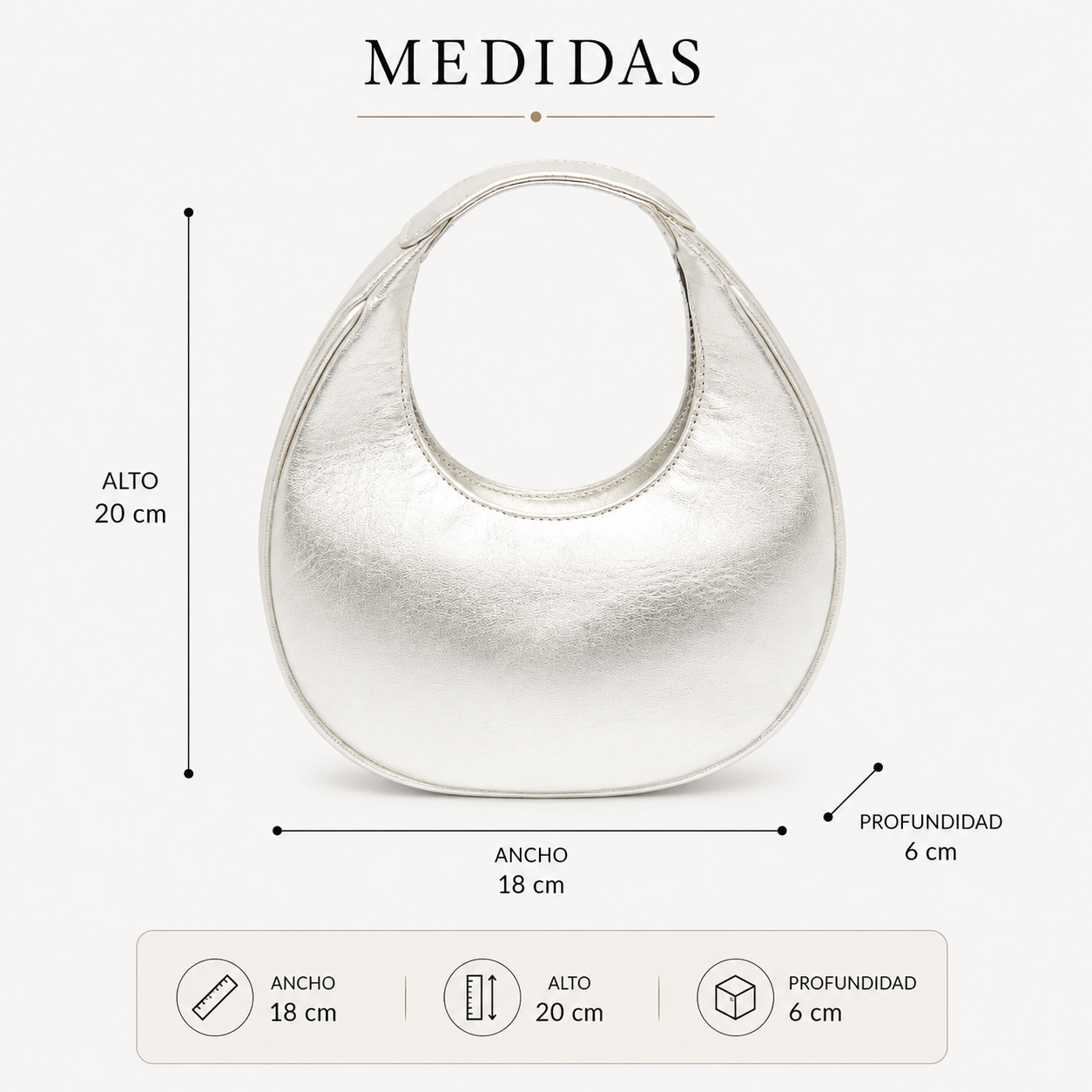 Bolso Luna Blanca